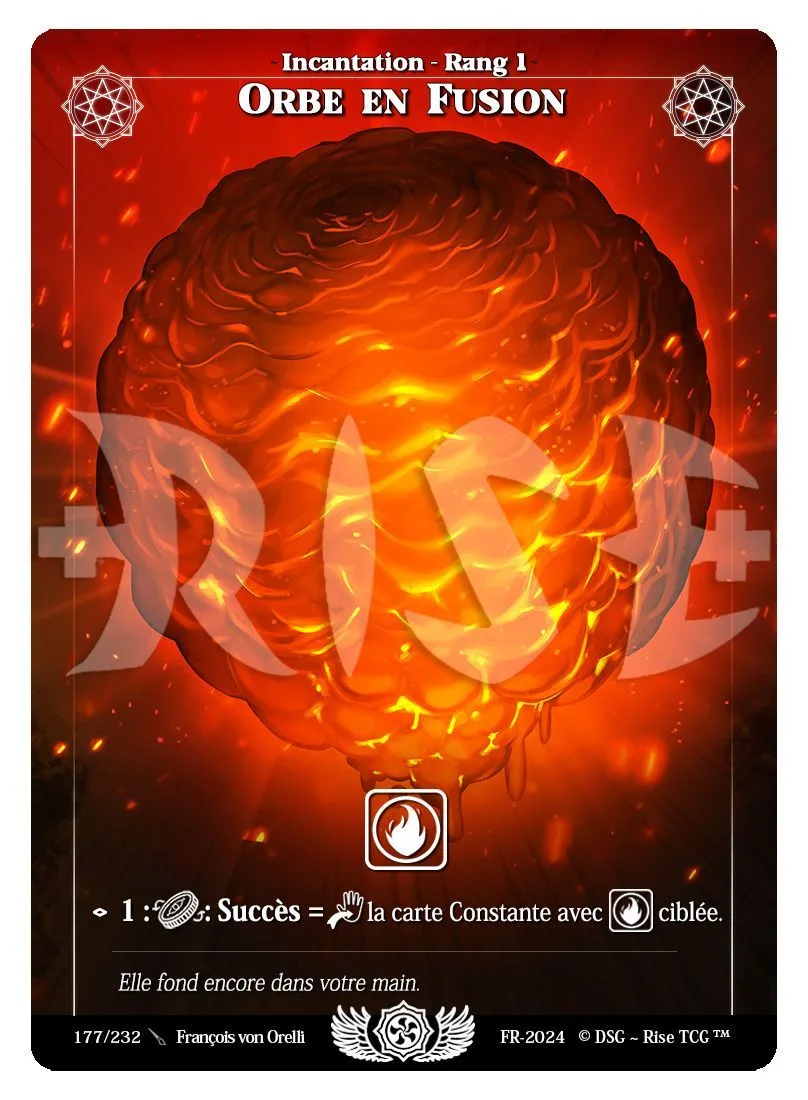 Orbe en fusion
