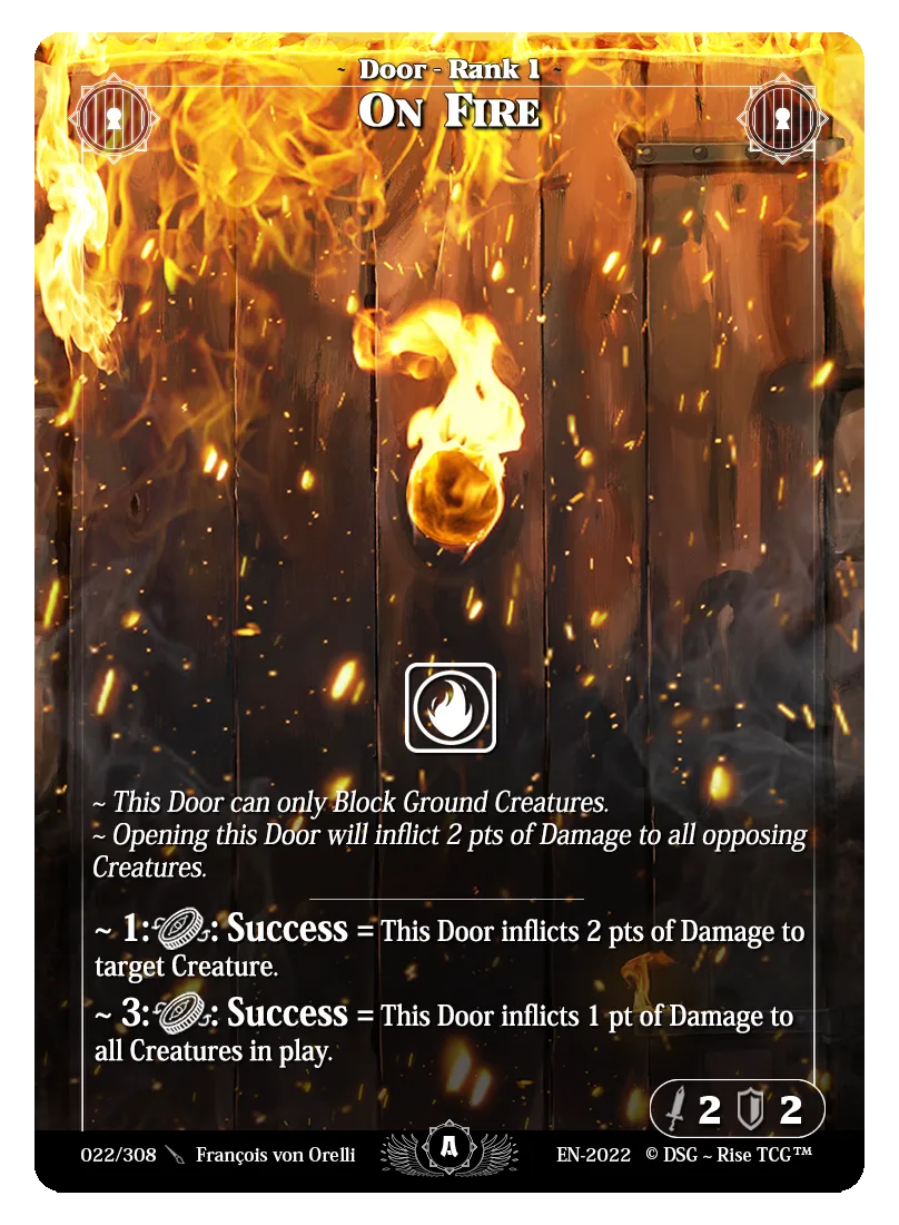 On fire