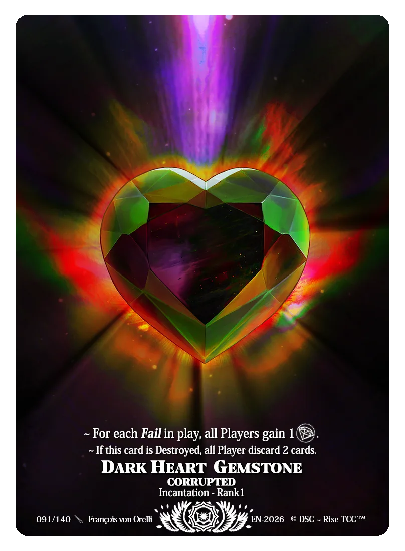 Dark Heart Gemstone / 300