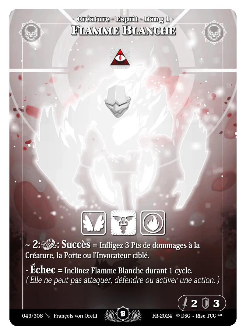 Flamme blanche