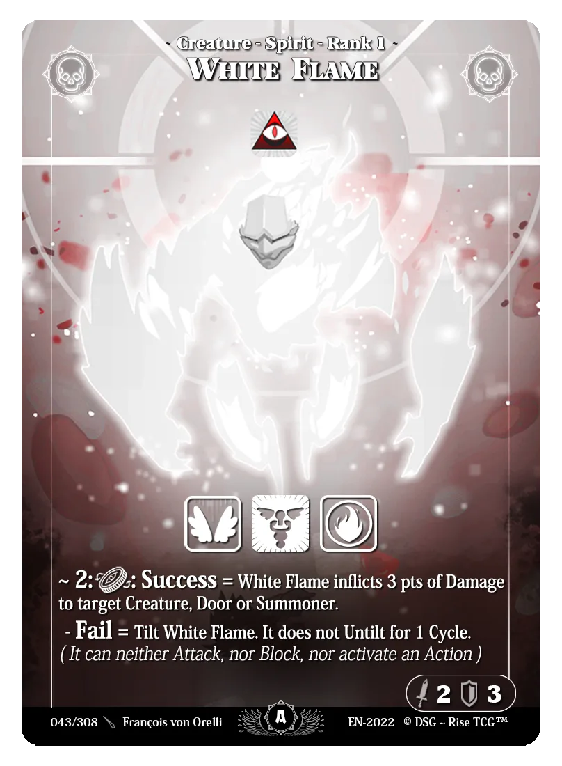 White flame