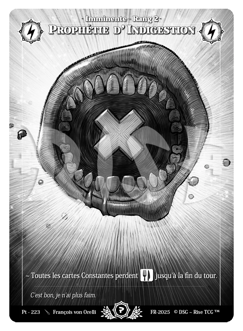 Prophétie D'Indigestion