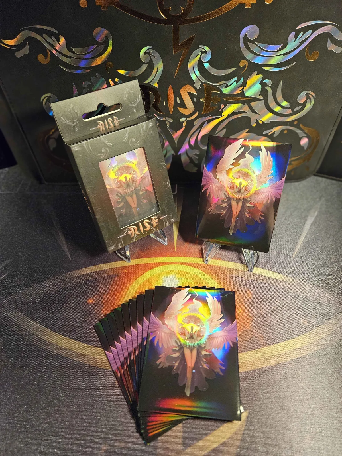 Sleeves Officielles Rise Pristine Lvl Up
