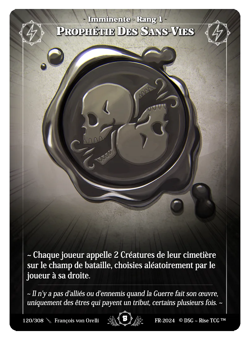 Prophétie des sans-vies