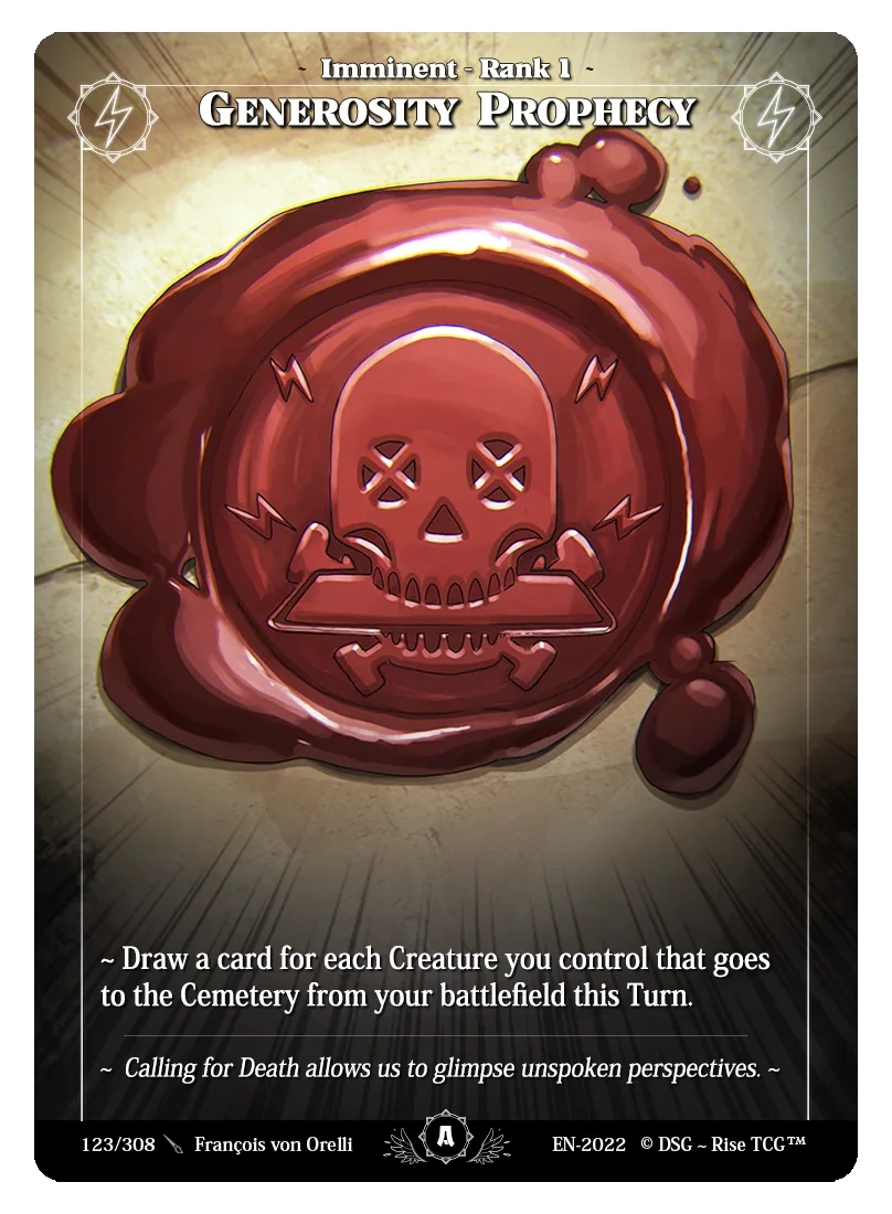 Generosity prophecy