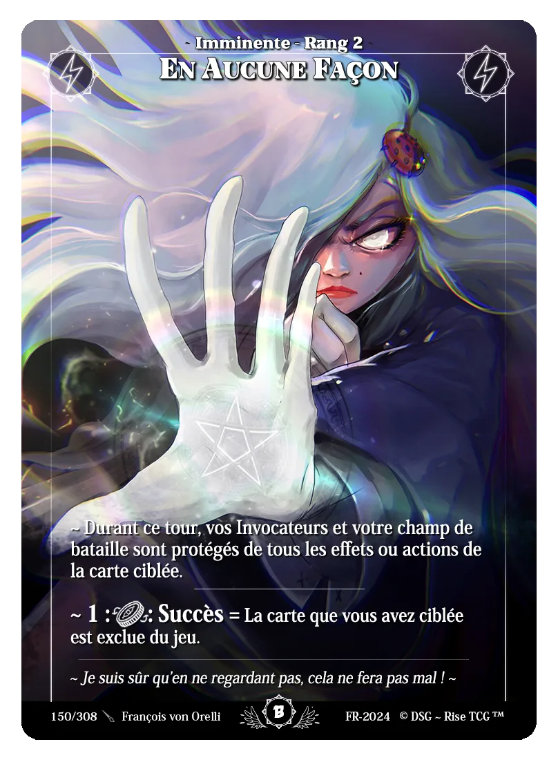 En aucune façon