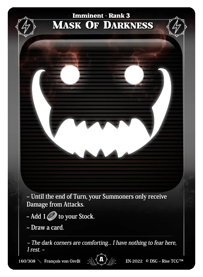 Mask of darkness