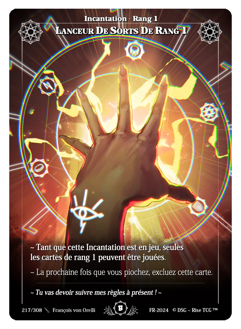 Lanceur de sorts de rang 1