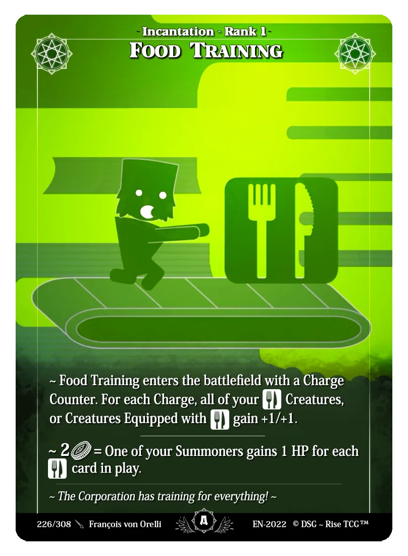 Food training