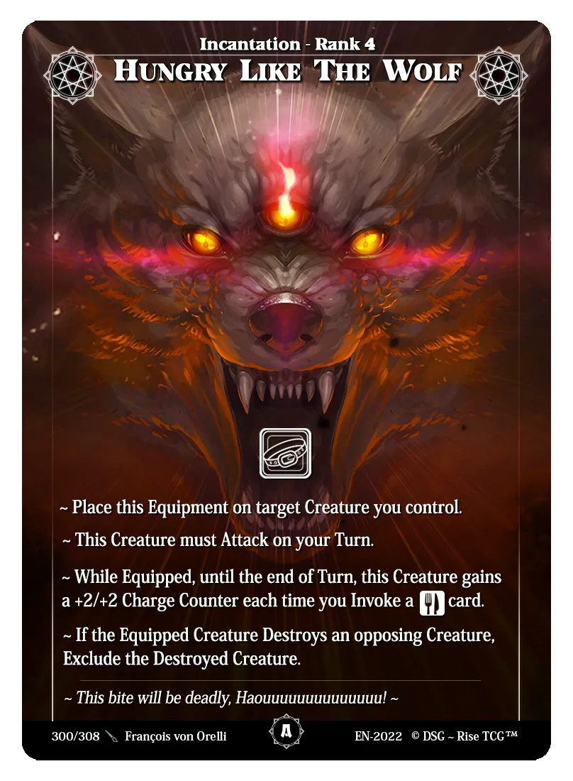 Hungry like the wolf